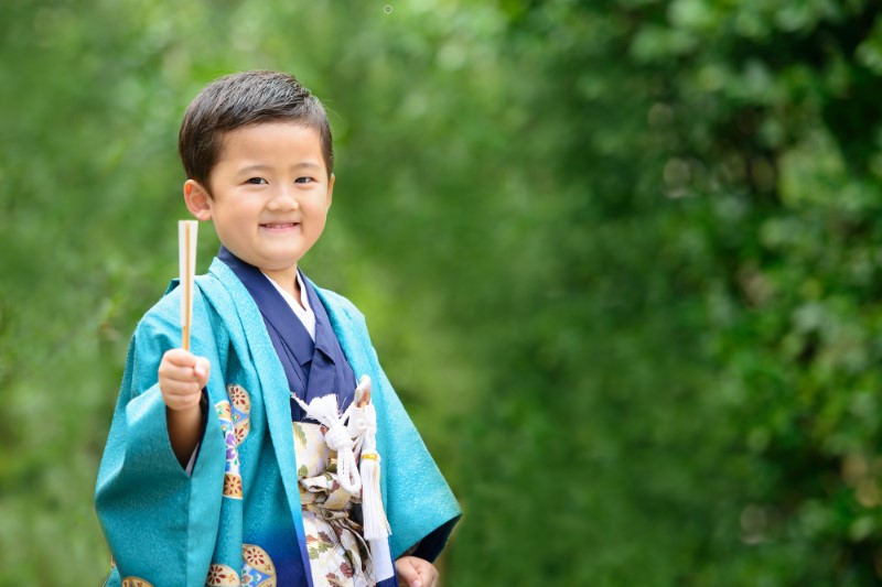 男の子のヘアセット～ 七五三フォトスタジオリッツStudio Ritz