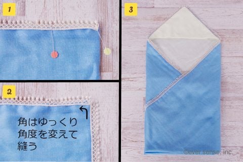 オーガニックコットンで編んだ春色おくるみ - NAOMIKNIT530'S GALLERYminne byGMOペパボ 国内最大級のハンドメイド・ 手作り通販サイト