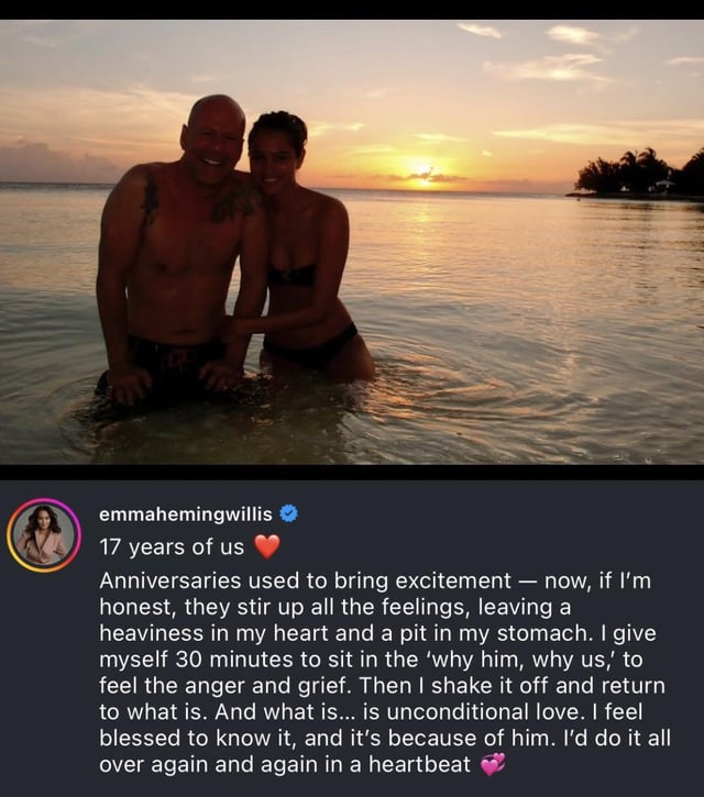 ブルース・ウィリスの元妻デミ・ムーア＆現妻エマ・ヘミングが一緒に父の日をお祝い！ ５人の娘に囲まれた家族写真に「なんて美しい家族」と称賛する声が殺到- セレブニュースSPUR