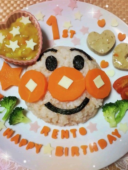 子どもが大喜び♪アンパンマンプレート♪