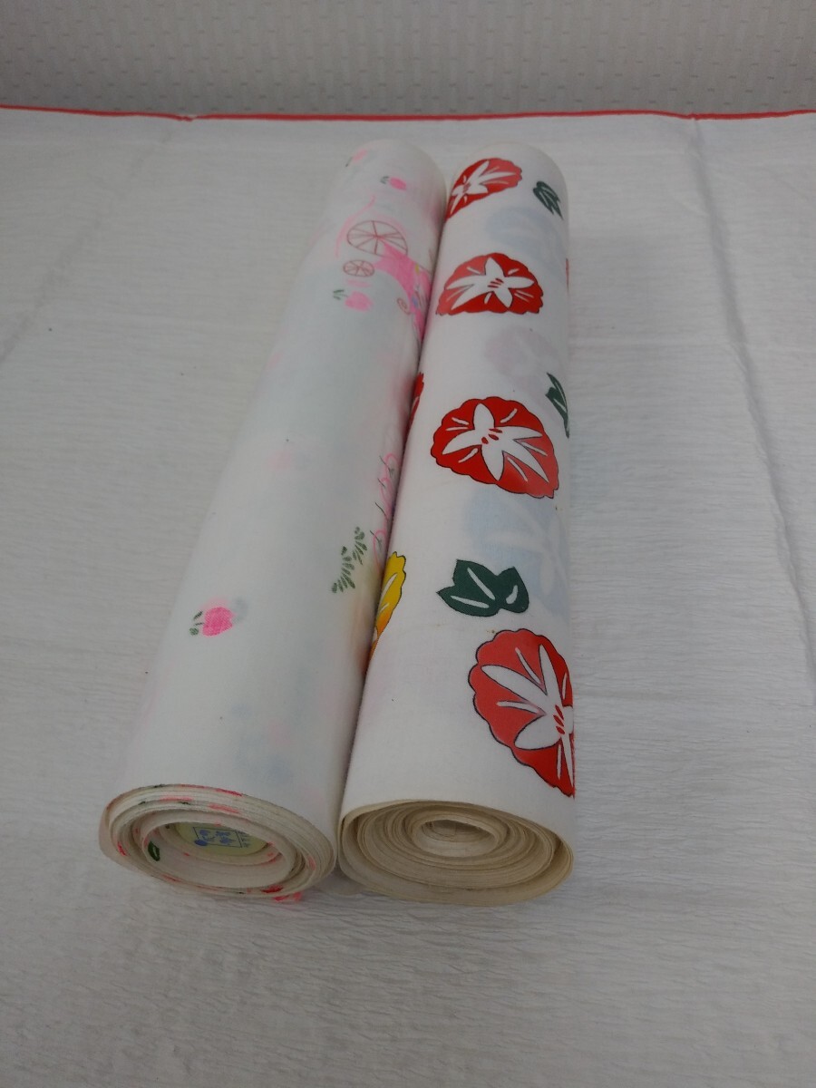 伝統本染め子供浴衣 SY-62 白地・花水木柄・７,８才 - 着物・浴衣の反物 教材用浴衣生地の専門店 堀田 通販ショップ