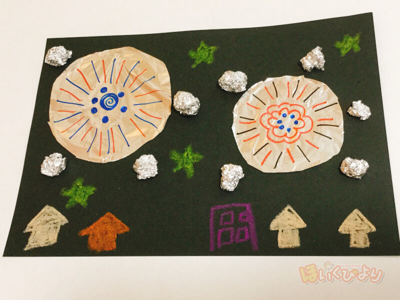 紙コップで簡単製作。花火を作ってみよう。保育士の転職・採用は 保育士バンク！