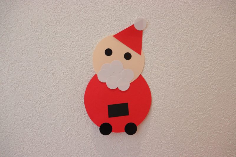 サンタクロースをつくったよちとせこども園