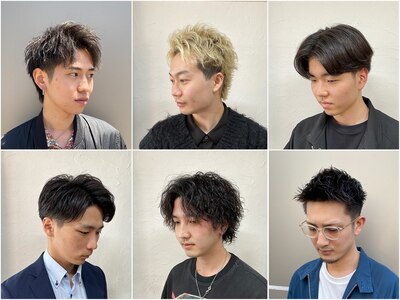 ヘアカット 】清潔感を備えた王道ソフトモヒカン |