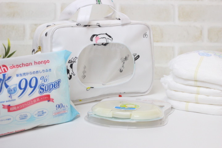 巾着型 おむつポーチ おむつポーチの作り方！簡単に手作りする方法を教えて！