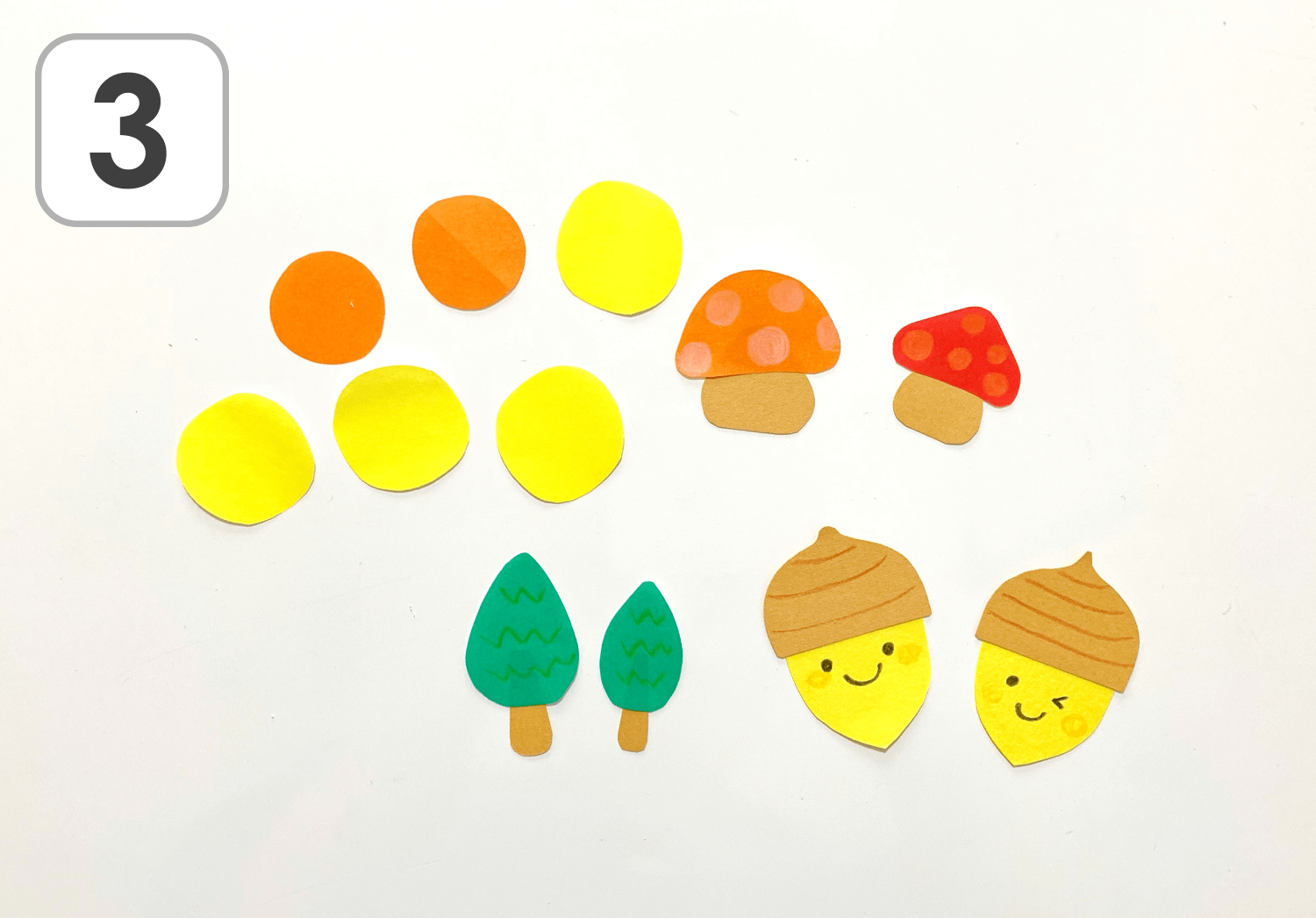 どんぐり製作 １歳児令和３ 2021 年10月26~28日幼稚園型認定こども園 上谷学園 幸幼稚園西宮市 さちようちえん