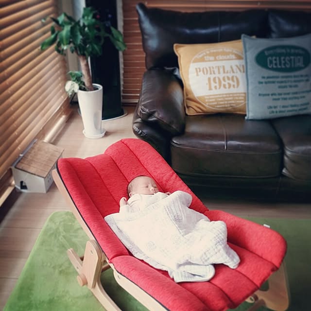 天才か」「ノーベル平和賞」バウンサーを止めると泣いてしまう赤ちゃんに・全自動で揺らしてくれる機械を作った - Togetter