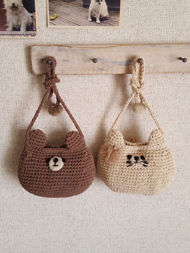 編み物 子供用ポシェットTikTok