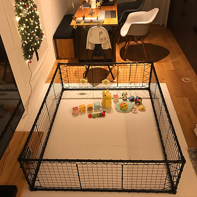 手作り ベビーサークルのおしゃれなアレンジ・飾り方のインテリア実例RoomClip ルームクリップ