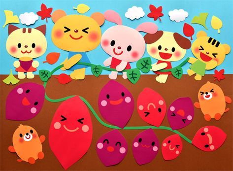 秋の壁面製作：りすのデコレーションアイデア