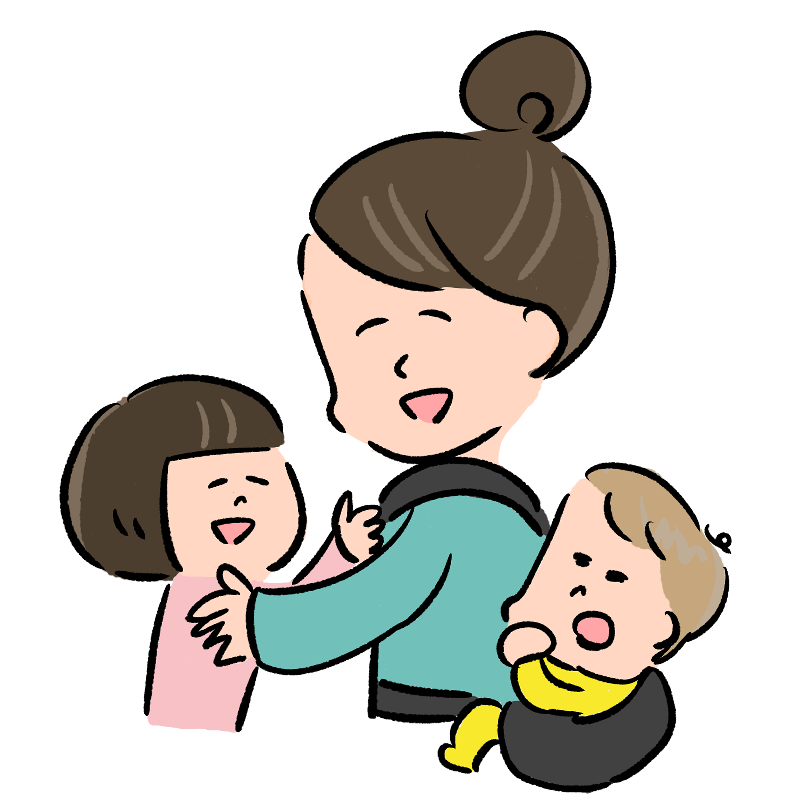 絵本の読み聞かせをする親子 お母さん のイラストフリー素材 イラストミント