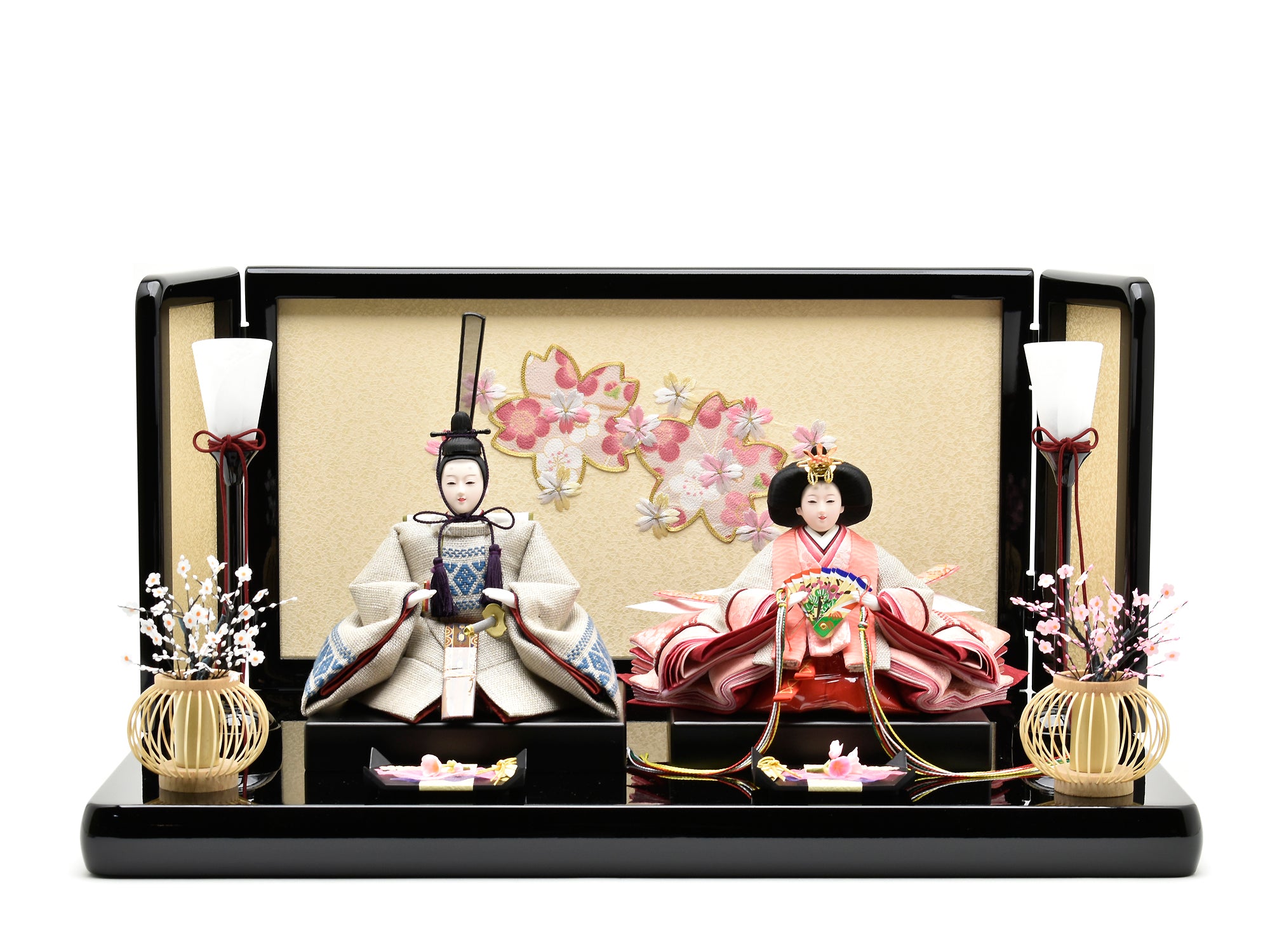 おしゃれ 雛人形小倉草園衣装着 麻衣雛L こぎん刺し– 人形の鯉徳 オンラインショップ