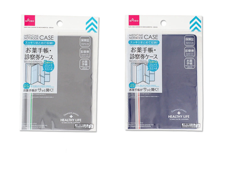 子供たちの病院セット🏥 ＊ 母子手帳、子供医療受給者証、お薬手帳、保険証などは ダイソーの ビニールネットケースに 入れて人別収納しています☘ ＊二枚目▶︎のように ダイソーのソフトカードケース に入れていたんですが色移りしちゃいまして😓 ＊ その点健康保険