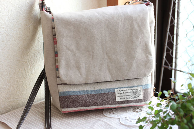 ２wayになるショルダー型移動ポケットにアレンジ！ 型紙不要nunocoto fabric