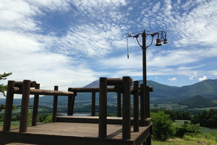 嬬恋村・愛妻の丘 で愛犬への愛を叫ぶつつじろぐ