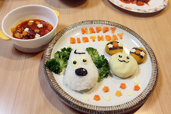 ２歳のﾊﾞｰｽﾃﾞｰﾊﾟｰﾃｨｰ！！お祝いﾌﾟﾚｰﾄ！ : ぱおの簡単おうちごはん Powered by ライブドアブログ