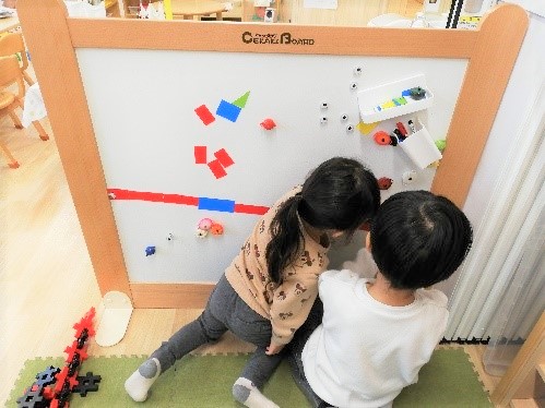 磁石の不思議GreenHouse尼崎園 グリーンハウス STEAM教育を実践する保育園