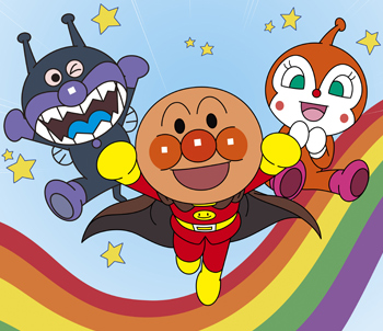 アンパンマンとバイキンマンの仲良しイラスト-Spinof Design- 広告グラフィックデザイン制作、ライフデザインについてのコラム執筆など