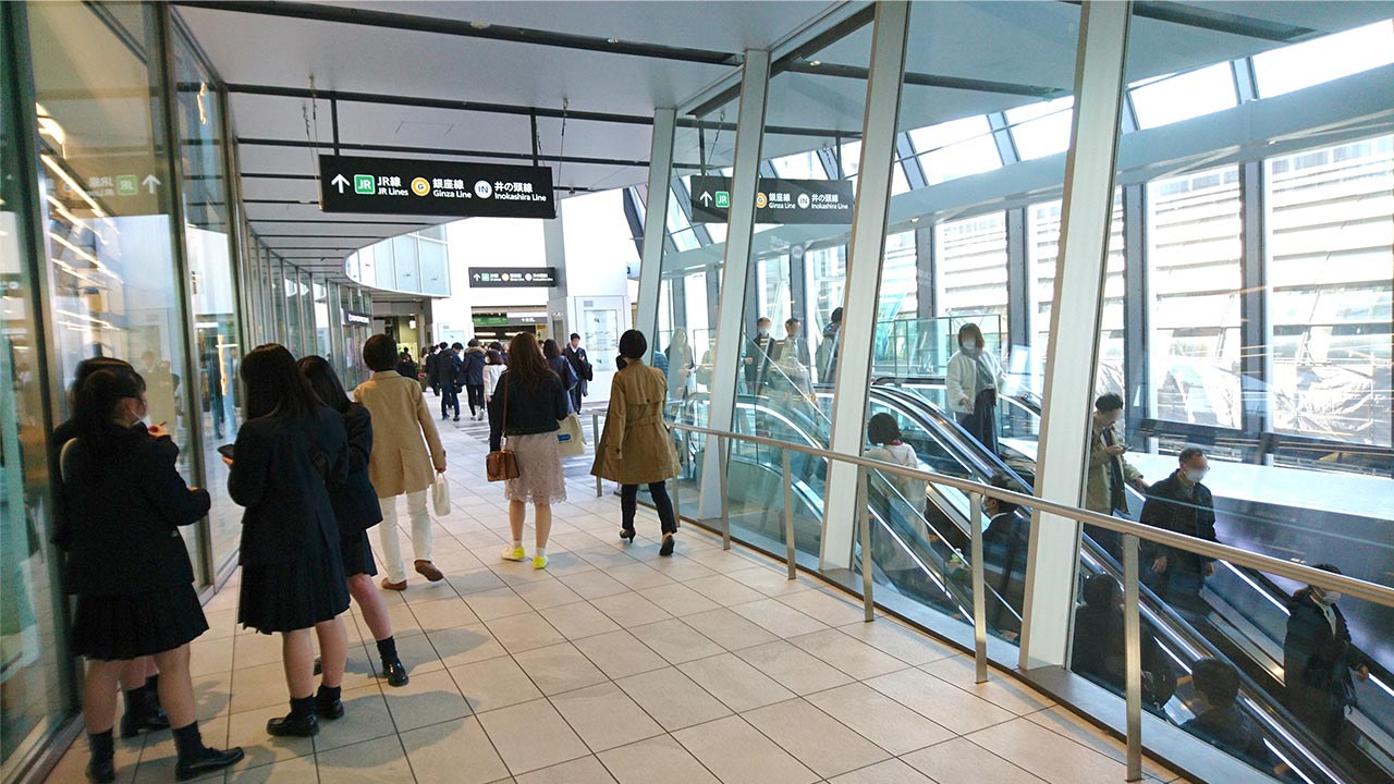渋谷駅 井の頭線から田園都市線に乗り換える ～バリアフリーを求めて～: 丼ファン工房 from2011.05.01