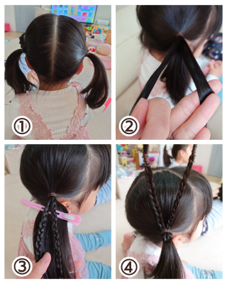 くるりんぱでハート型♡かわいい子どもの髪型アレンジ5選kosodate LIFE 子育てライフ