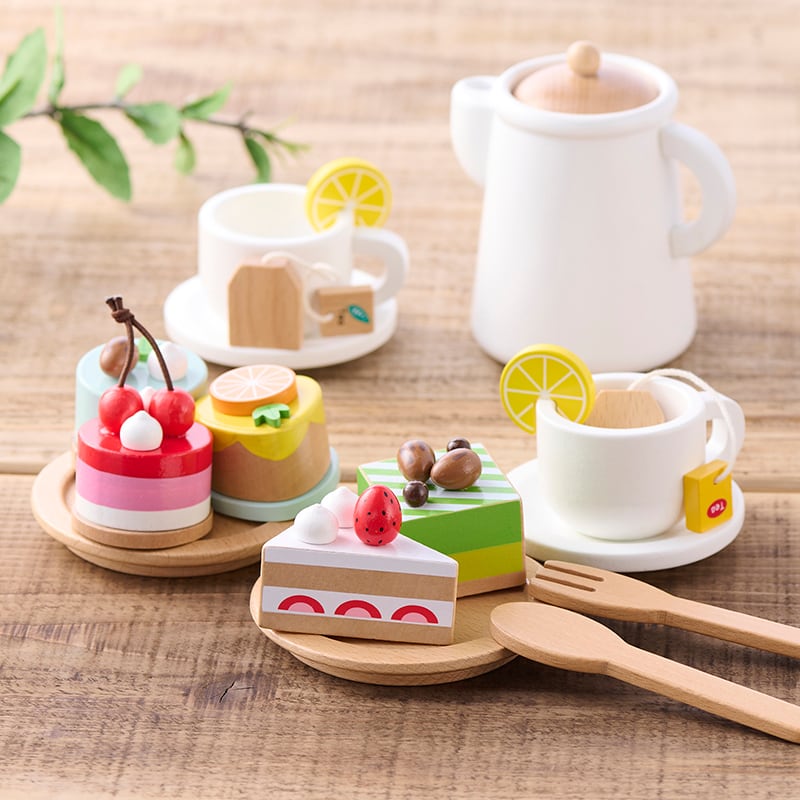 楽天市場 おままごと ティーセット 木製 木製玩具 木のおもちゃ カフェ お店屋さん ごっこ遊び おもちゃ 知育 子供 こども 楽しい 知育玩具集中力 誕生日 クリスマス プレゼント かわいい おしゃれ 保育園 幼稚園 女の子 おうち時間 : おもちゃのたからばこ楽天市場店