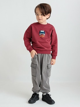 赤スウェット」のキッズ人気ファッションコーディネート - WEAR