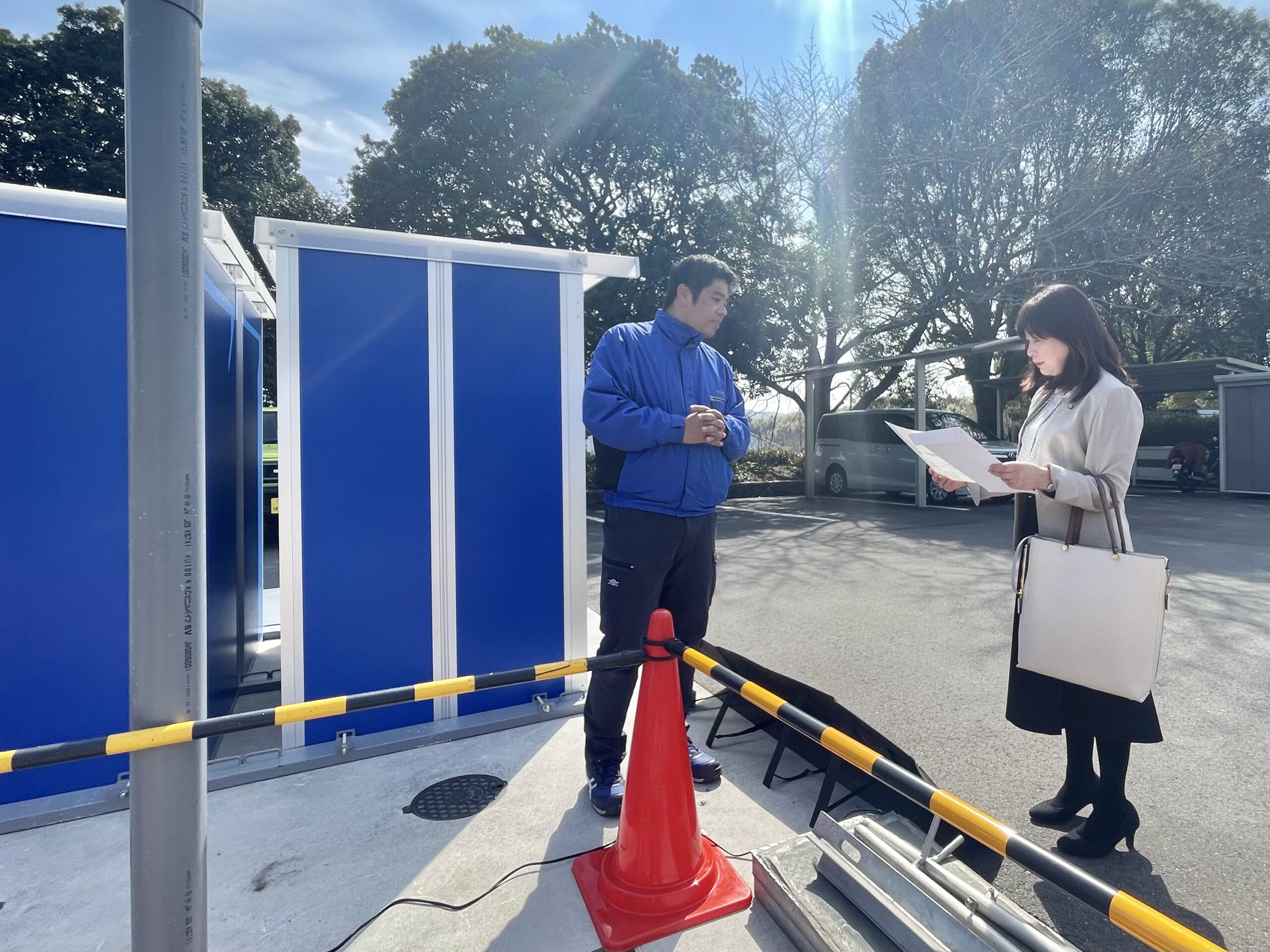 災害トイレ「2Ways大地くん」の特徴四国浄管の災害トイレ対策