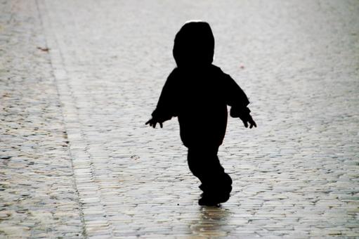 子供のシルエット ダンスのセットの写真素材・画像素材 Image 23267047