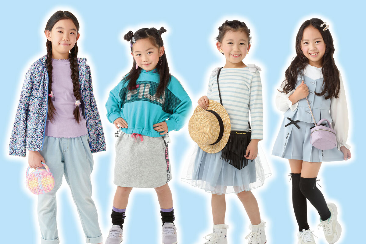 2024年の色「ハロー！ブルー」春コレクション！ おしゃれ女子小学生に人気の着こなし方 - Aneひめ.net講談社