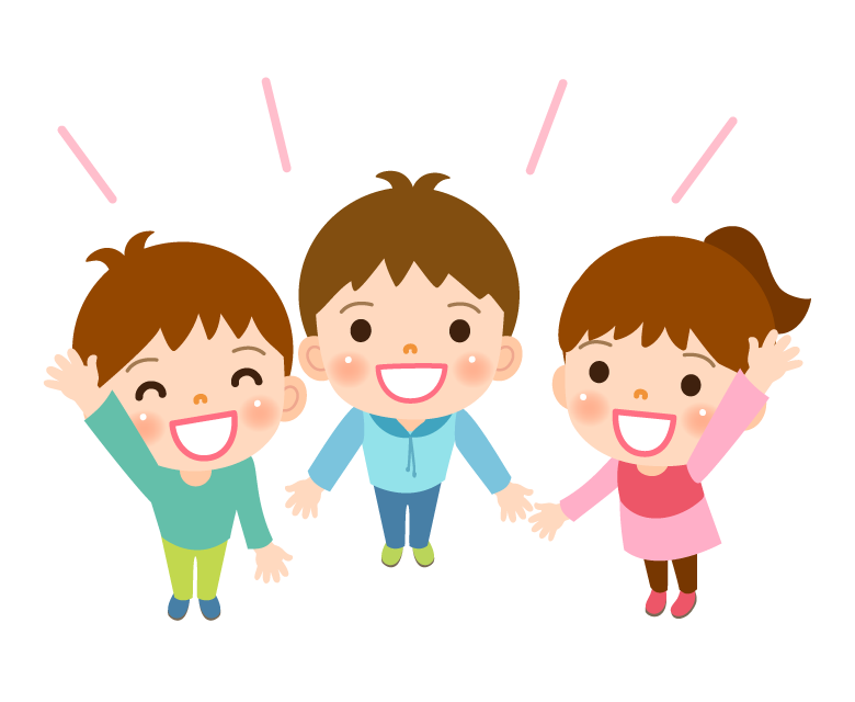 ラインとこどものイラスト 無料のイラスト