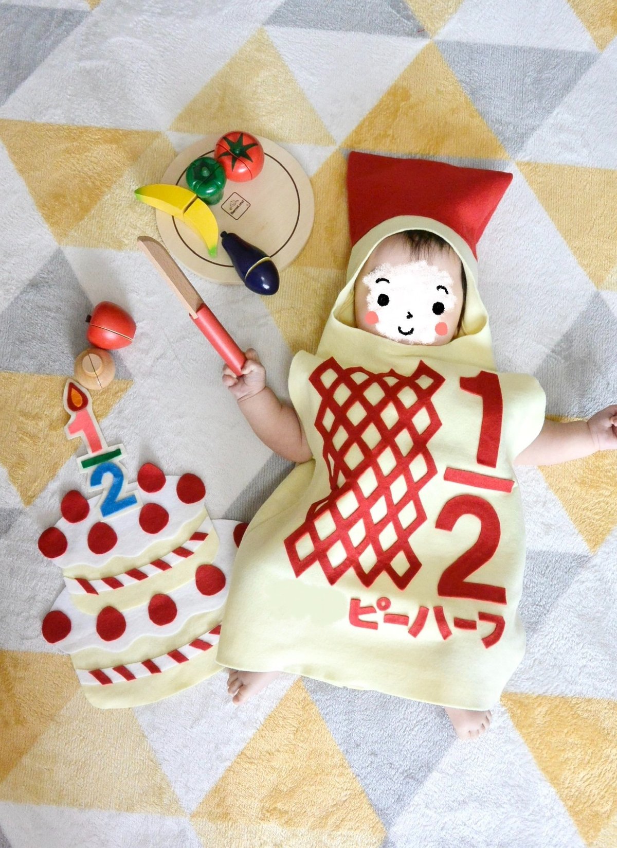 ハーフバースデーのお祝いをしましたInoSanChi