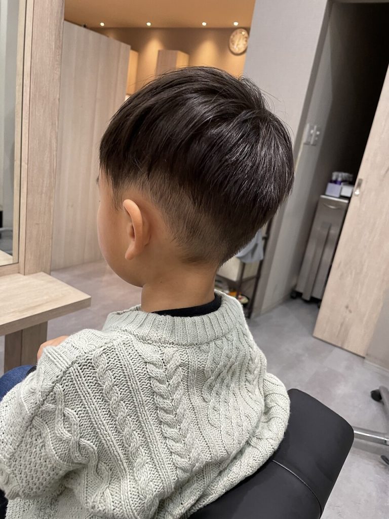 ソフモヒ風ツーブロックスタイル こども専門美容室チョッキンズキッズサロンCHOKKIN'S