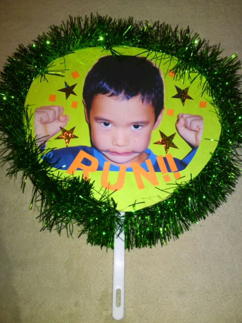 年長 応援うちわ📣✊🏻*mikasa's diary