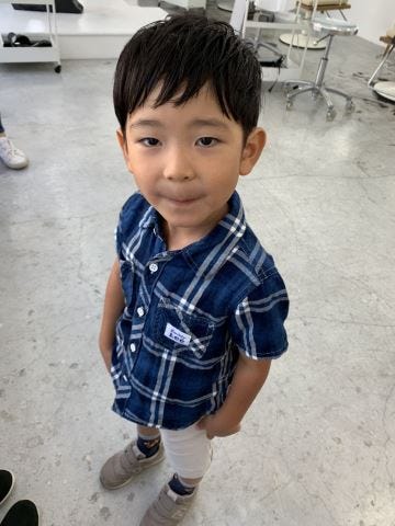 ナチュラルツーブロック☆ こども専門美容室チョッキンズキッズサロンCHOKKIN'S