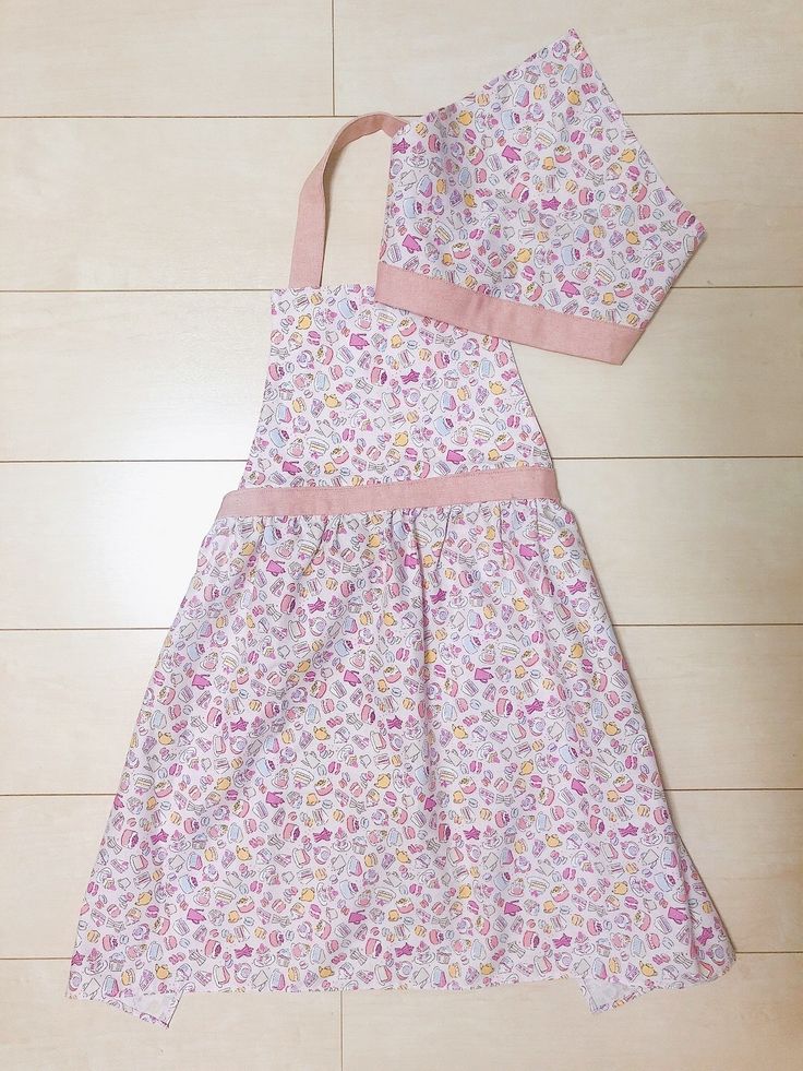 1ｍで出来る！キッズエプロンワンピースの作り方80～140cm- 縫いナビ 生地のマルイシ