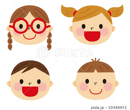 かわいい子どもたち：イラスト無料