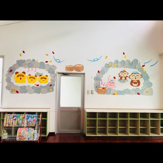 １月の壁面装飾は、雪、新年、冬の動物を意識して作ろう！kobito