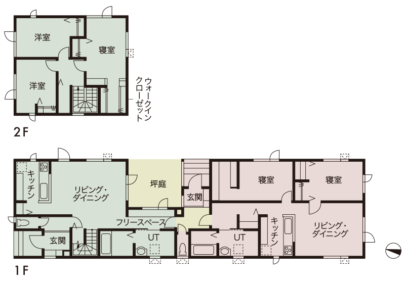 二世帯住宅 母一人なら間取りは？ - 浜松 家づくりブログ田畑工事浜松市・磐田市で木の家・一戸建て・新築住宅を建てるなら