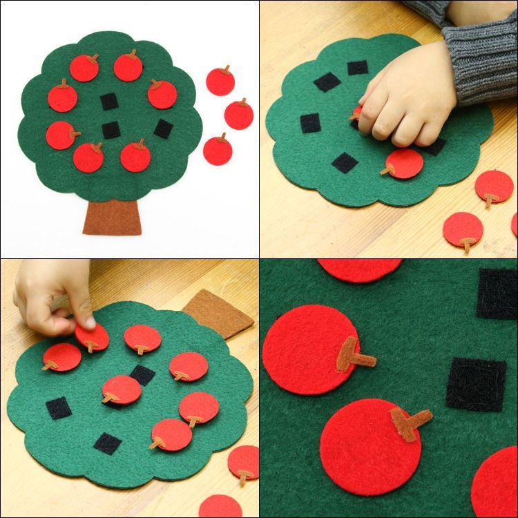 フェルトおもちゃ赤ちゃんの布絵本女の子用No.2