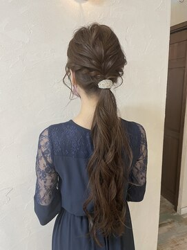 最新版 ミディアムヘア向け結婚式お呼ばれ髪型特集写真工房ぱれっと札幌中央店