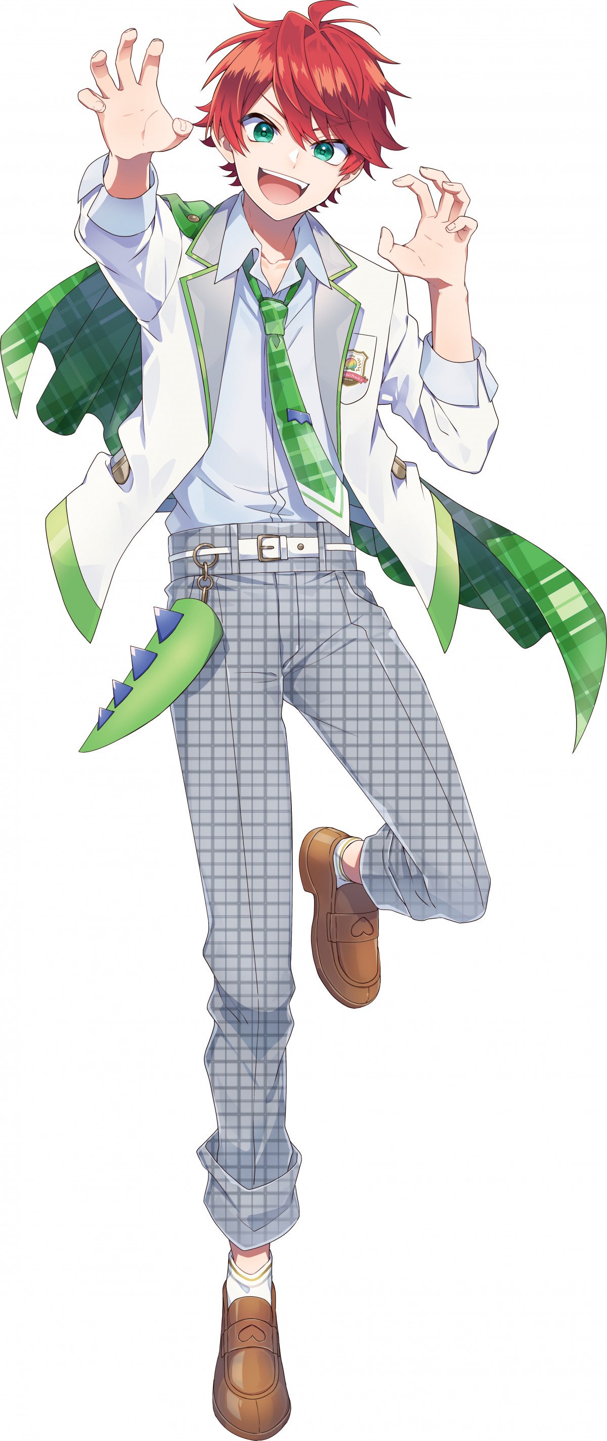 カラフルピーチ ネームキーリング えと