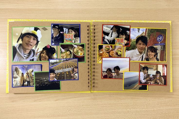 写真８枚で完成！彼女が喜ぶ男でもつくれる簡単サプライズアルバム！ 手作りアルバムアルバムキッチン