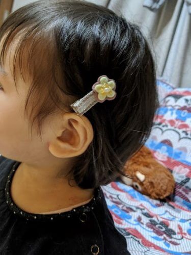 ハンドメイド ハート 流れ星 ヘアピン ベビーヘアクリップ やっとこピン