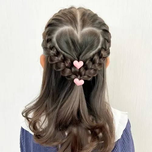 入学式・卒業式におすすめ！女の子の簡単キッズヘアアレンジスタジオキャラット七五三・お宮参り・成人式・マタニティフォトの写真撮影