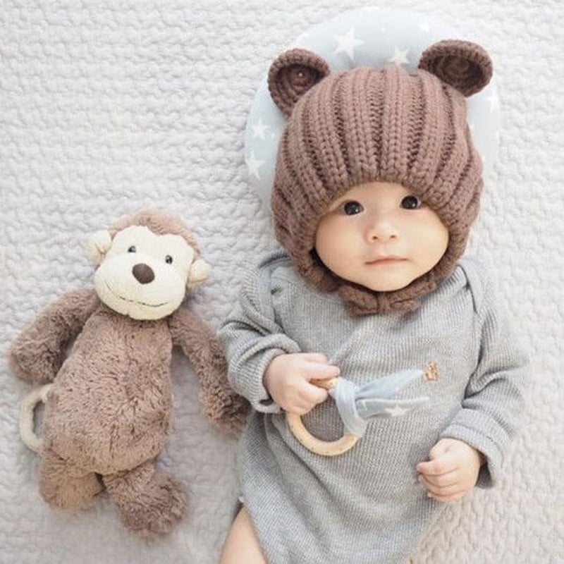 モイモイで編む ねこ耳帽 キッズサイズ手作りレシピクロバー株式会社