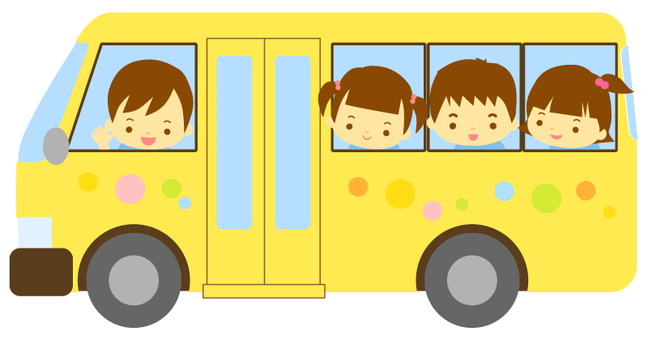 通園バス」のイラスト素材・ベクター画像 - イメージマートimagemart