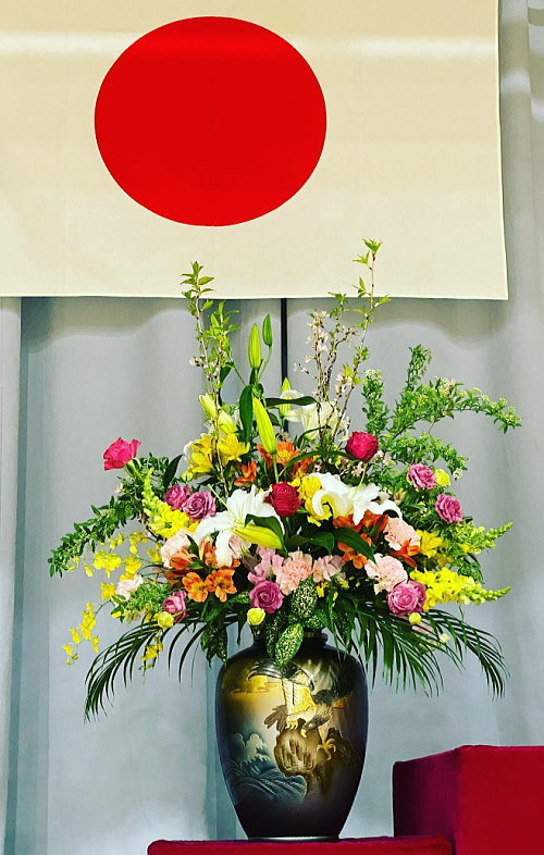 チューリップデイジー編み物ブーケ花束卒業式入学式お祝い卒園式入園式発表会プレゼントインテリア