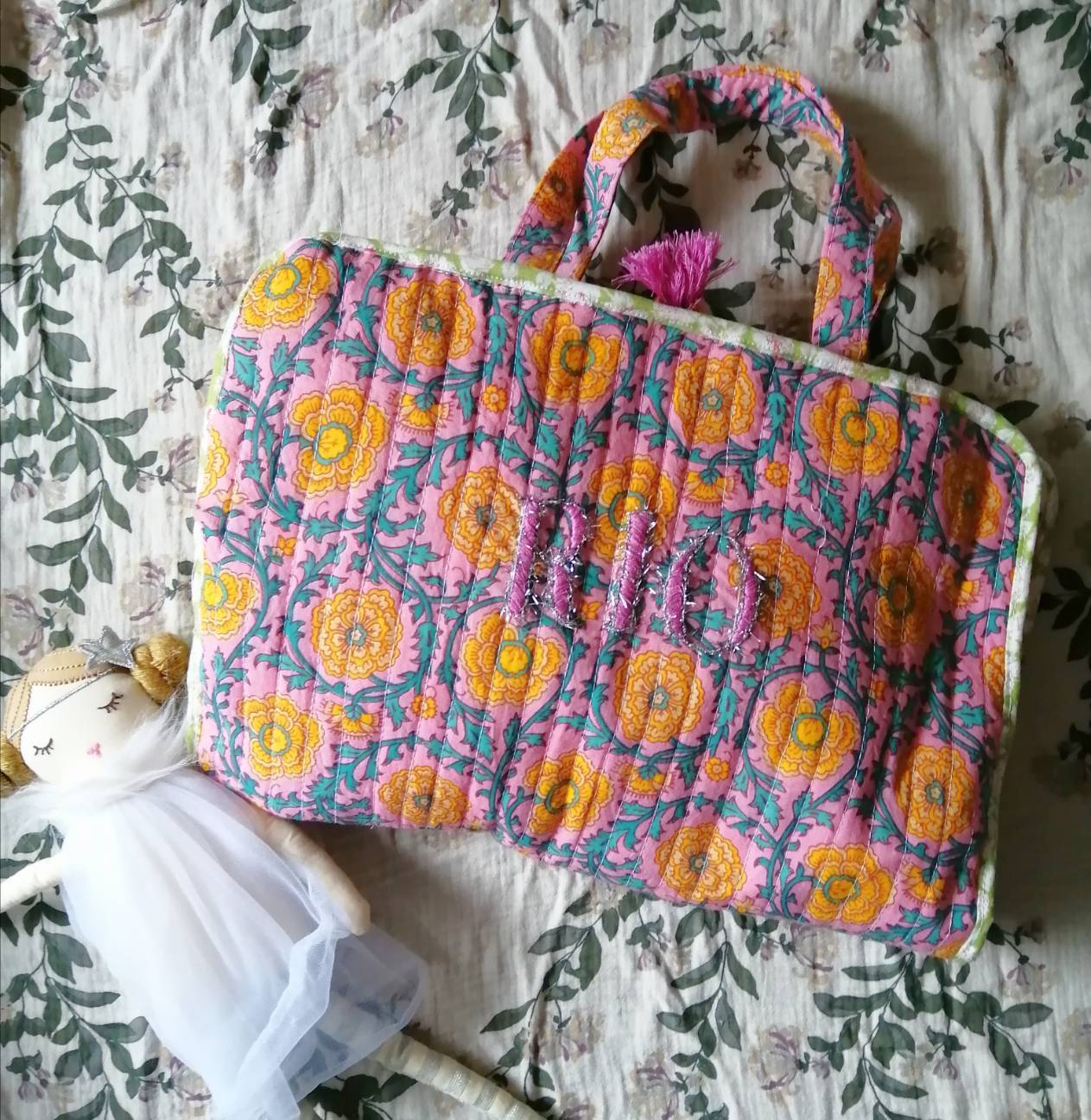 ファスナー無し！のおむつポーチの作り方nunocoto fabric