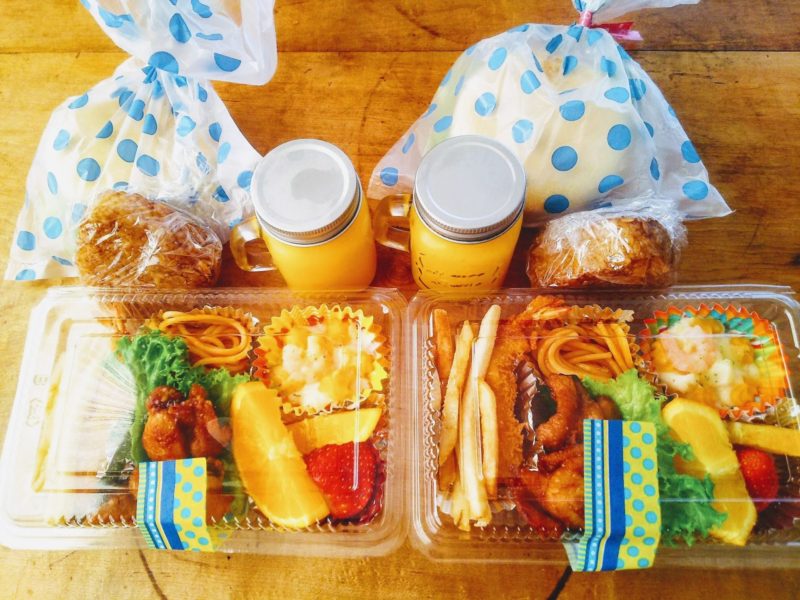 ハムたまごサンドイッチ弁当 - 東京弁当生活