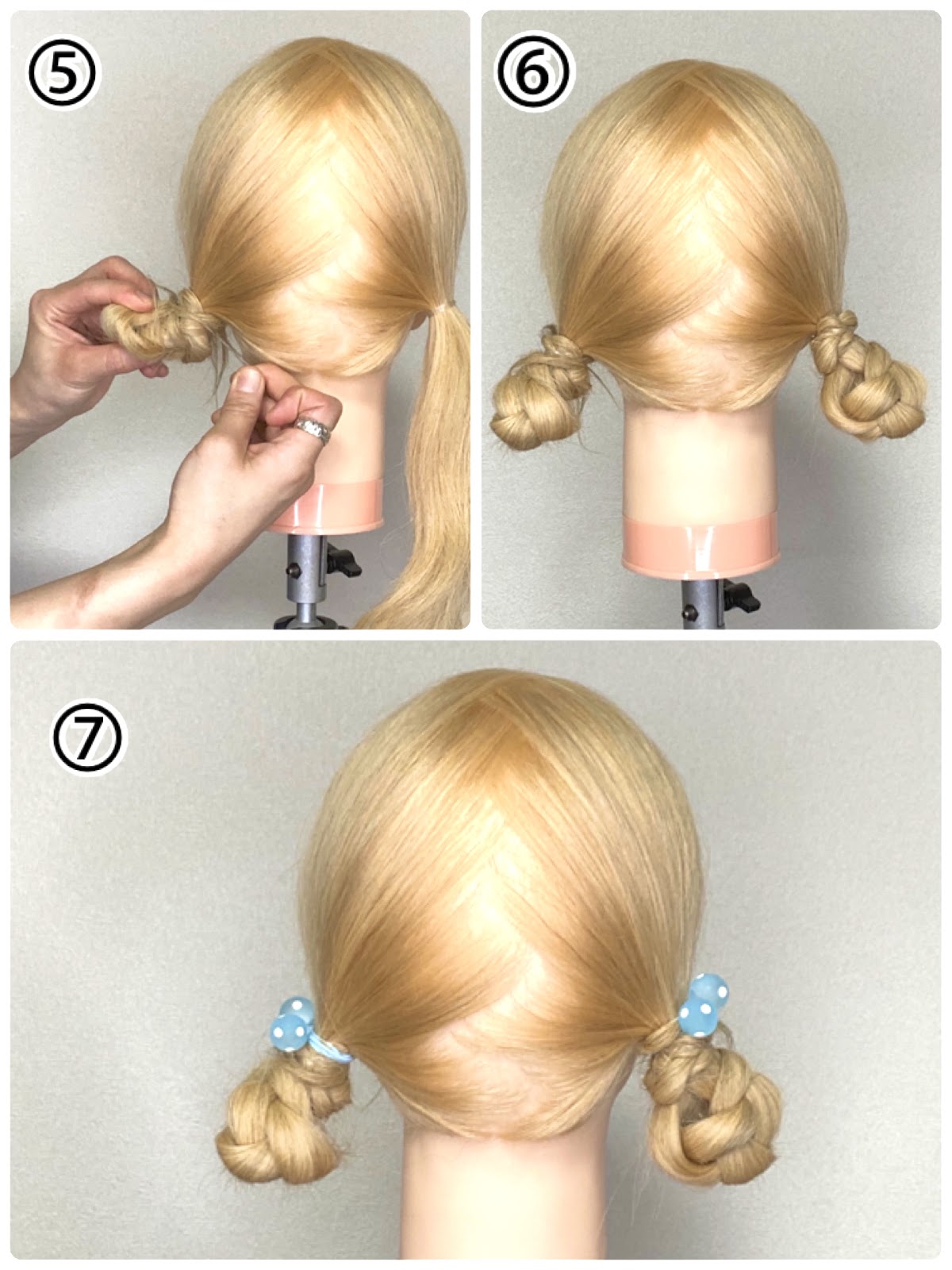 簡単お団子ヘアアレンジ♡不器用さんでも、ゴム1本だけでもできる！HAIR